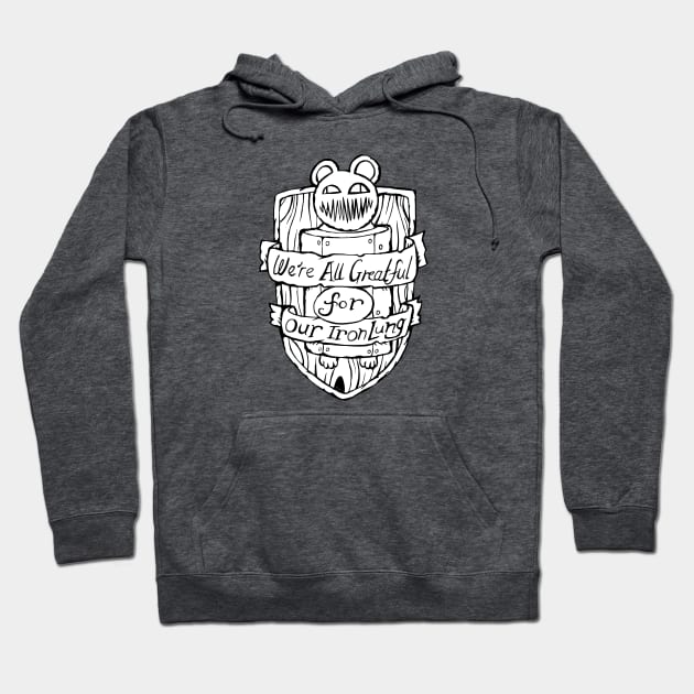 Radiohead - My Iron Lung - Illustrated Lyrics Hoodie by bangart